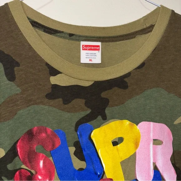 Supreme Balloons Tee Woodland Camo XL - Picture 3 of 3